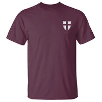 Teutonic Order Flag Cross Knight Insignia Arms Shield T Shirt