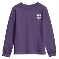 Teutonic Order Flag Cross Knight Insignia Arms Shield Youth Sweatshirt