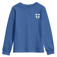 Teutonic Order Flag Cross Knight Insignia Arms Shield Youth Sweatshirt