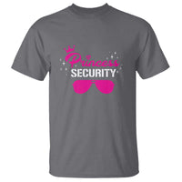 Halloween Dad Mom T Shirt Princess Security Pink Glasses Crown Star - Wonder Print Shop