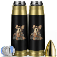 Halloween Vintage Denim Patchwork Spooky Ghost Coquette Bullet Tumbler - Wonder Print Shop