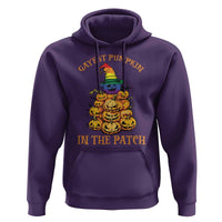 Funny Halloween LGBT Hoodie Gayest Pumpkin In The Patch Rainbow Flag