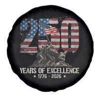 250 Years Of Excellence Spare Tire Cover 250th American Anniversary Independence Day - Wonder Print Shop