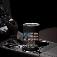 250 Years Of Excellence Tumbler Cup 250th American Anniversary Independence Day - Wonder Print Shop