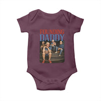 Funny 4th Of July Patriotic Founding Daddy Founding Fathers Baby Onesie - Wonder Print Shop