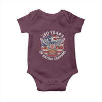 Marine Veteran 250 Years Of Eating Crayons Baby Onesie American Flag - Wonder Print Shop