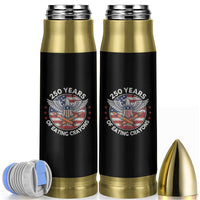 Marine Veteran 250 Years Of Eating Crayons Bullet Tumbler American Flag - Wonder Print Shop