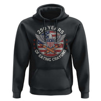 Marine Veteran 250 Years Of Eating Crayons Hoodie American Flag - Wonder Print Shop