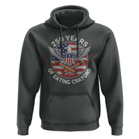 Marine Veteran 250 Years Of Eating Crayons Hoodie American Flag - Wonder Print Shop