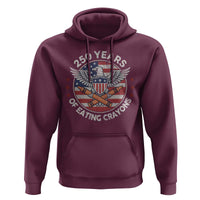 Marine Veteran 250 Years Of Eating Crayons Hoodie American Flag - Wonder Print Shop