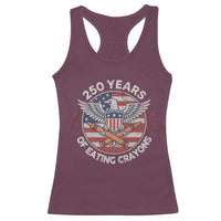 Marine Veteran 250 Years Of Eating Crayons Racerback Tank Top American Flag - Wonder Print Shop