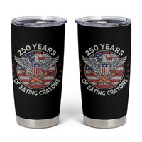Marine Veteran 250 Years Of Eating Crayons Tumbler Cup American Flag - Wonder Print Shop