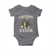 Funny Crayon Eater Baby Onesie Military Corps Proud Marine Soldier - Wonder Print Shop