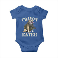 Funny Crayon Eater Baby Onesie Military Corps Proud Marine Soldier - Wonder Print Shop