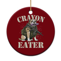 Funny Crayon Eater Ceramic Ornament Military Corps Proud Marine Soldier - Wonder Print Shop