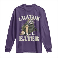 Funny Crayon Eater Long Sleeve Shirt Military Corps Proud Marine Soldier - Wonder Print Shop