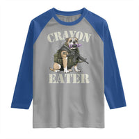 Funny Crayon Eater Raglan Shirt Military Corps Proud Marine Soldier - Wonder Print Shop
