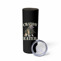 Funny Crayon Eater Skinny Tumbler Military Corps Proud Marine Soldier - Wonder Print Shop