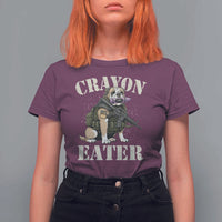 Funny Crayon Eater T Shirt For Women Military Corps Proud Marine Soldier - Wonder Print Shop