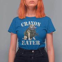 Funny Crayon Eater T Shirt For Women Military Corps Proud Marine Soldier - Wonder Print Shop