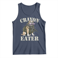 Funny Crayon Eater Tank Top Military Corps Proud Marine Soldier - Wonder Print Shop