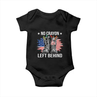 No Crayon Left Behind Baby Onesie Corps Squad Military Our Marine Troop Combat Boots - Wonder Print Shop