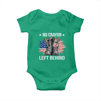 No Crayon Left Behind Baby Onesie Corps Squad Military Our Marine Troop Combat Boots - Wonder Print Shop