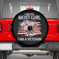 I Am Not Most Girl I Am A Veteran Spare Tire Cover Female Veteran Combat Boots - Wonder Print Shop