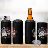 I Am Not The Veterans Wife I Am The Veteran 4 in 1 Can Cooler Tumbler Female Veteran - Wonder Print Shop