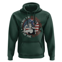 I Am Not The Veterans Wife I Am The Veteran Hoodie Female Veteran - Wonder Print Shop