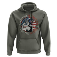 I Am Not The Veterans Wife I Am The Veteran Hoodie Female Veteran - Wonder Print Shop