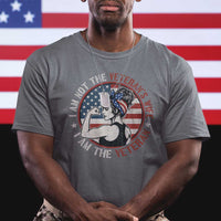 I Am Not The Veterans Wife I Am The Veteran T Shirt Female Veteran - Wonder Print Shop