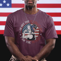 I Am Not The Veterans Wife I Am The Veteran T Shirt Female Veteran - Wonder Print Shop