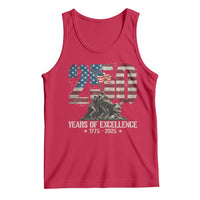 250 Years Of Excellence Tank Top 250th US Military Birthday Iwo Jima - Wonder Print Shop
