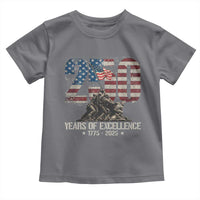 250 Years Of Excellence Toddler T Shirt 250th US Military Birthday Iwo Jima - Wonder Print Shop