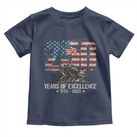 250 Years Of Excellence Toddler T Shirt 250th US Military Birthday Iwo Jima - Wonder Print Shop