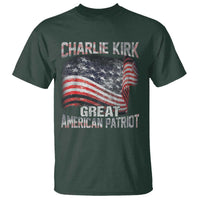 Charlie Kirk T Shirt Great American Patriot American Flag - Wonder Print Shop