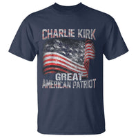 Charlie Kirk T Shirt Great American Patriot American Flag - Wonder Print Shop