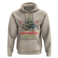 Personalized Christmas Family In Hawaii Hoodie Custom Name Family Christmas 2024 Sea Christmas Tree