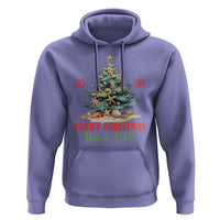 Personalized Christmas Family In Hawaii Hoodie Custom Name Family Christmas 2024 Sea Christmas Tree