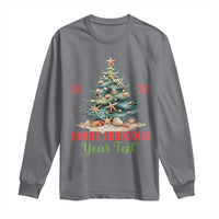 Personalized Christmas Family In Hawaii Long Sleeve Shirt Custom Name Family Christmas 2024 Sea Christmas Tree