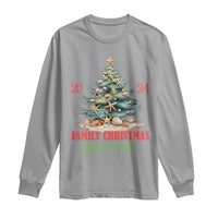 Personalized Christmas Family In Hawaii Long Sleeve Shirt Custom Name Family Christmas 2024 Sea Christmas Tree