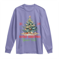 Personalized Christmas Family In Hawaii Long Sleeve Shirt Custom Name Family Christmas 2024 Sea Christmas Tree