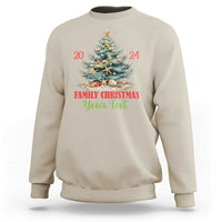 Personalized Christmas Family In Hawaii Sweatshirt Custom Name Family Christmas 2024 Sea Christmas Tree - Wonder Print Shop