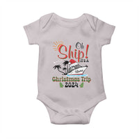 Personalized Christmas Trip Baby Onesie Custom Name Oh Ship It's A Christmas Trip 2024 Ship