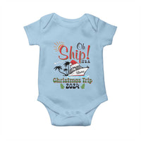 Personalized Christmas Trip Baby Onesie Custom Name Oh Ship It's A Christmas Trip 2024 Ship