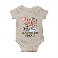 Personalized Christmas Trip Baby Onesie Custom Name Oh Ship It's A Christmas Trip 2024 Ship