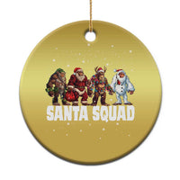 Funny Xmas Bigfoot Christmas Ornament Santa Squad Sasquatch Cosplay Elf Santa Snowman - Wonder Print Shop