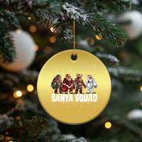 Funny Xmas Bigfoot Christmas Ornament Santa Squad Sasquatch Cosplay Elf Santa Snowman - Wonder Print Shop