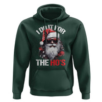 Funny Christmas I Do It For The Ho's Hoodie Cool Santa Face
